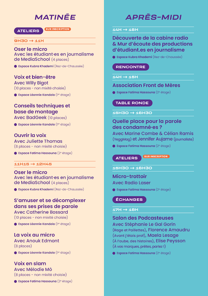 Programme partie 1